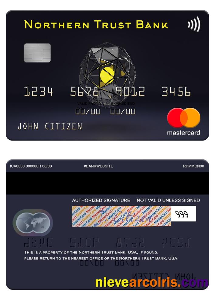 USA Northern Trust Bank mastercard